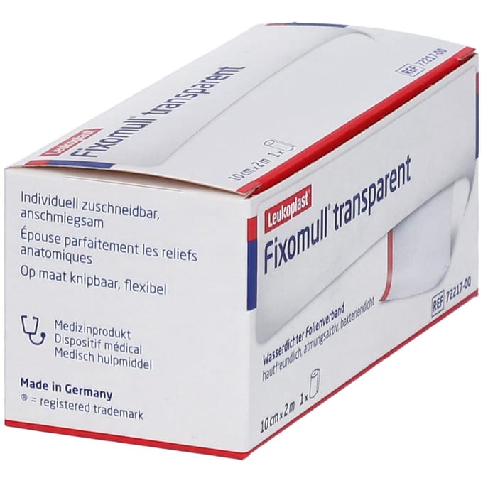 Fixomull T Fixatieverband 10cmx 2m 1 7221700