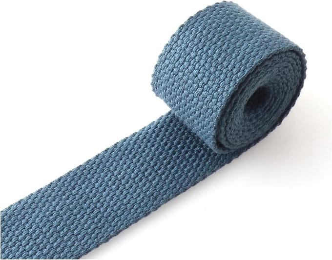 Katoenen Singels Band - Band Materiaal - Klus Projecten - Duurzaam Polyester - 5 Meter - Blauw