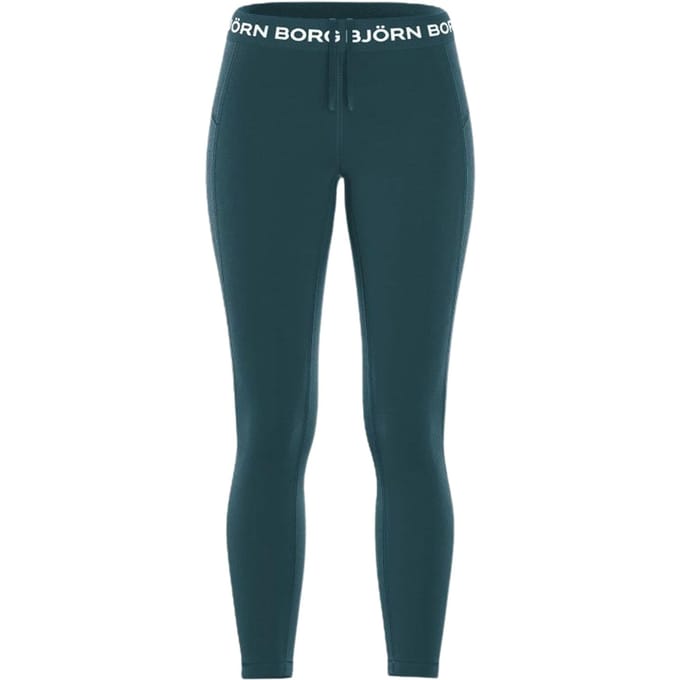 Björn Borg Performance Tight Dames Sportlegging - Groen - Maat S