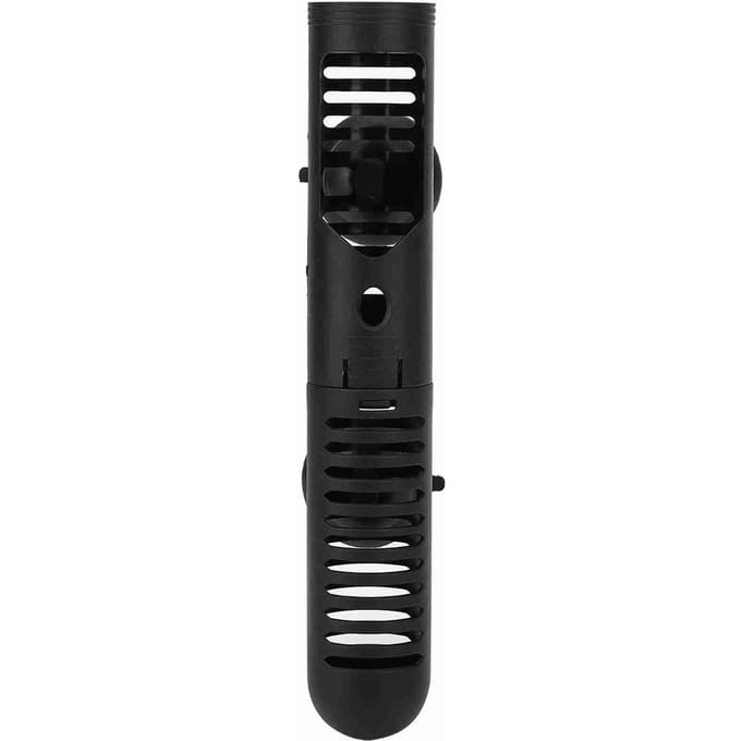 Aquarium Visbak Verwarmer Beschermhoes Afneembaar Ontworpen Deksel met Zuignappen #0 black