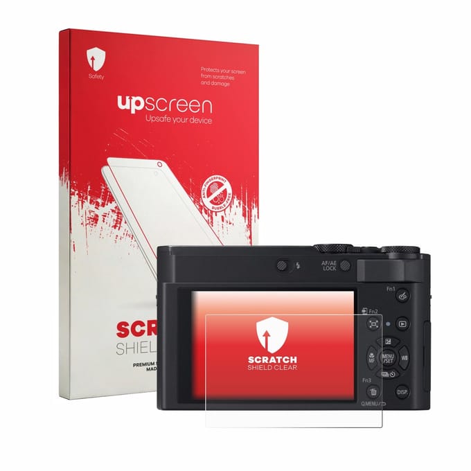 upscreen - Screenprotector voor Panasonic Lumix DC-TZ300 - Folie Beschermfolie transparant