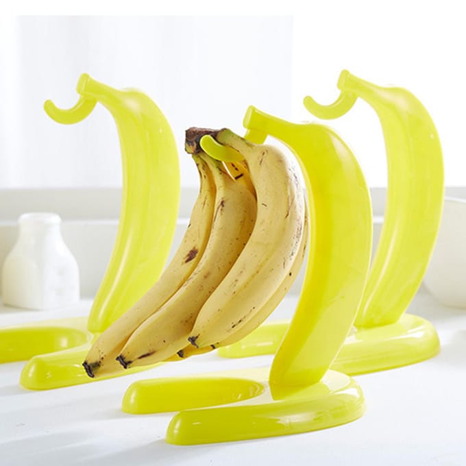 Bananenhanger Bananenboomhouder Standaard Gele Moderne Bananen Displaystandaard Haak voor Keuken geel