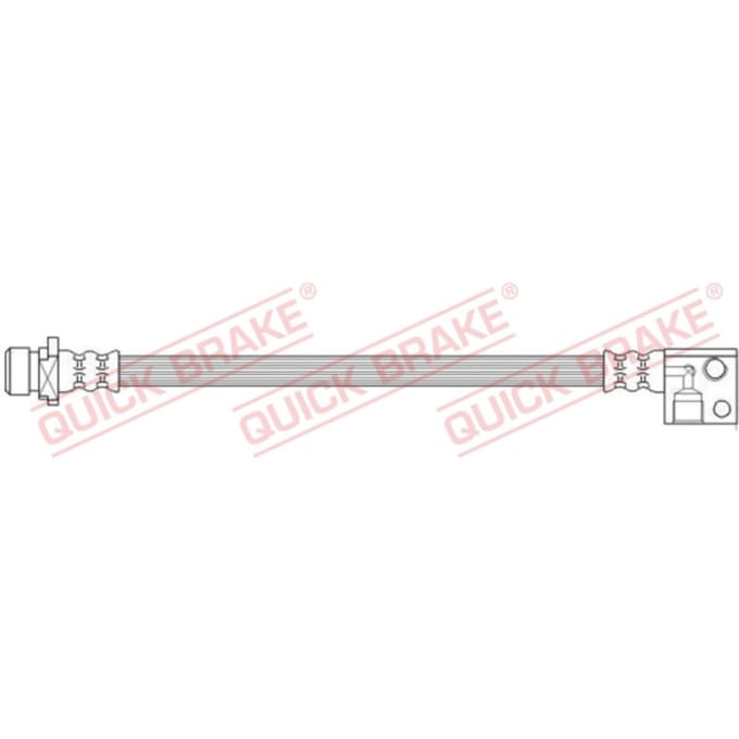 Remleiding QUICK BRAKE 62.016, links