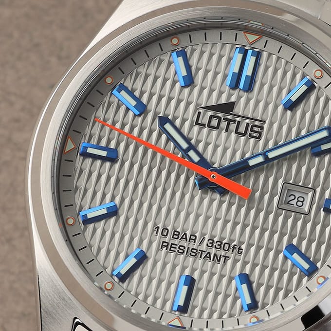 Lotus Casual 19060/3 Acero Clasico Horloge
