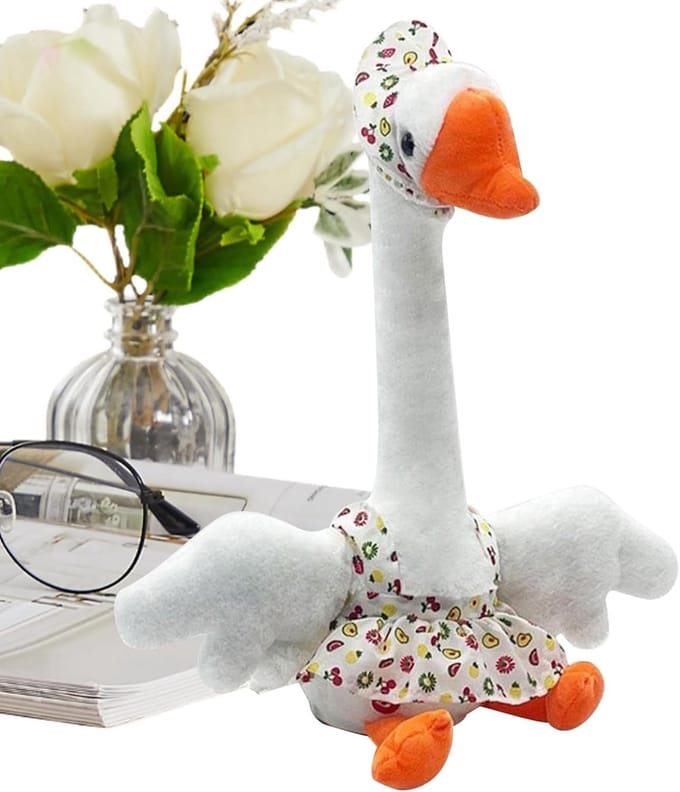 Dansende Knuffel - Pratend Speelgoed - Kinderkamer Decoratie - Interactieve Voice Recorder - 34 cm Hoog