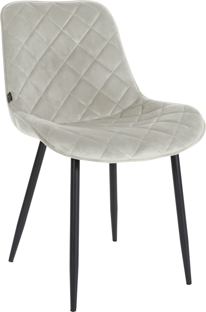 CLP Swing Eetkamerstoel - zonder armleuning - Velvet - Fluweel/creme