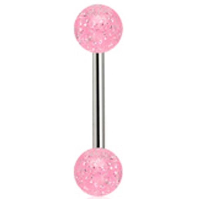 Piercing spikkel roze 1.6x16 - LMPiercings