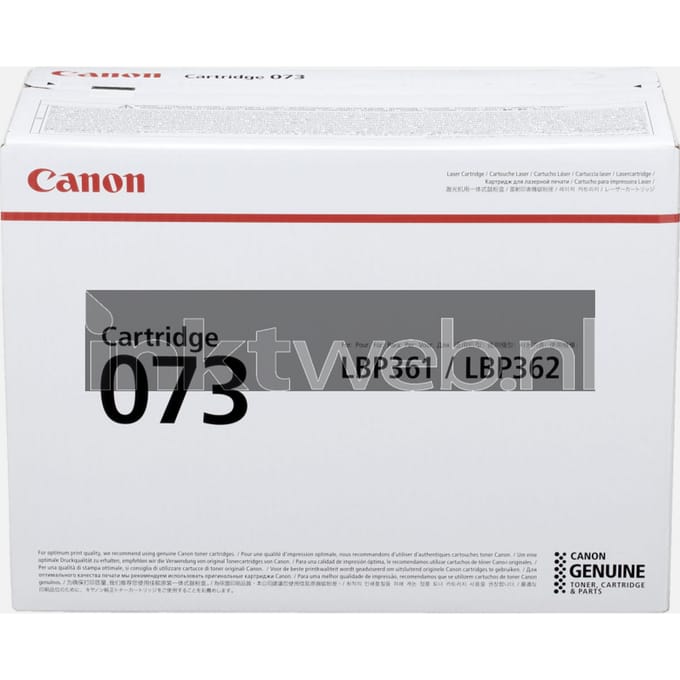 Canon 073 tonercartridge 1 stuk(s) Origineel Zwart