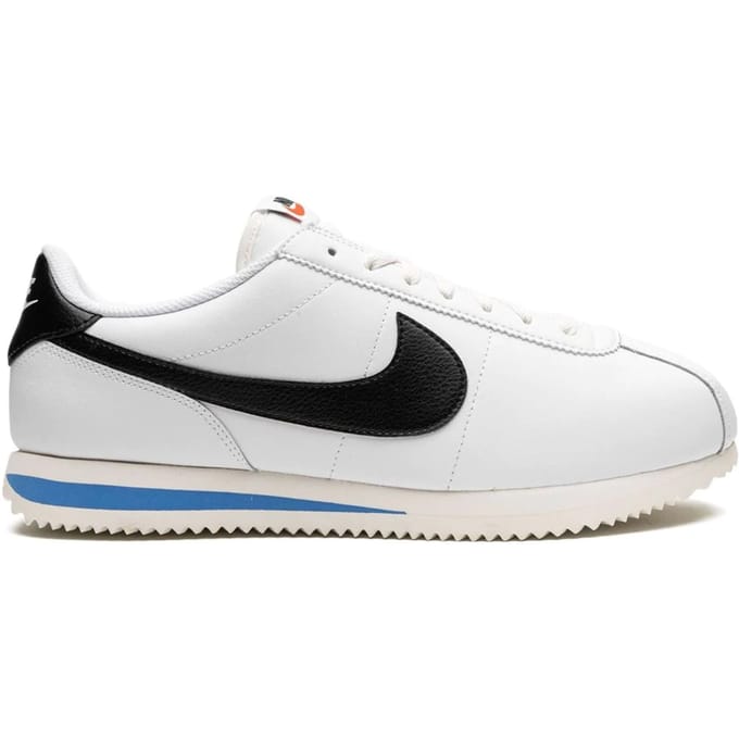 Lage damesschoen W Cortez Leather Wit/zwart/lt Photo Blue/sail