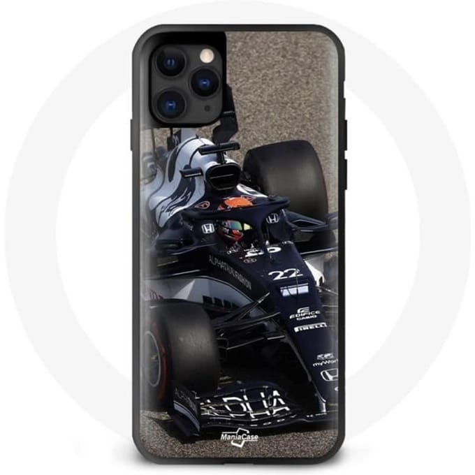 Coque - Formula 1 - iPhone 13 - Souple - Noir - Yuki Tsunoda