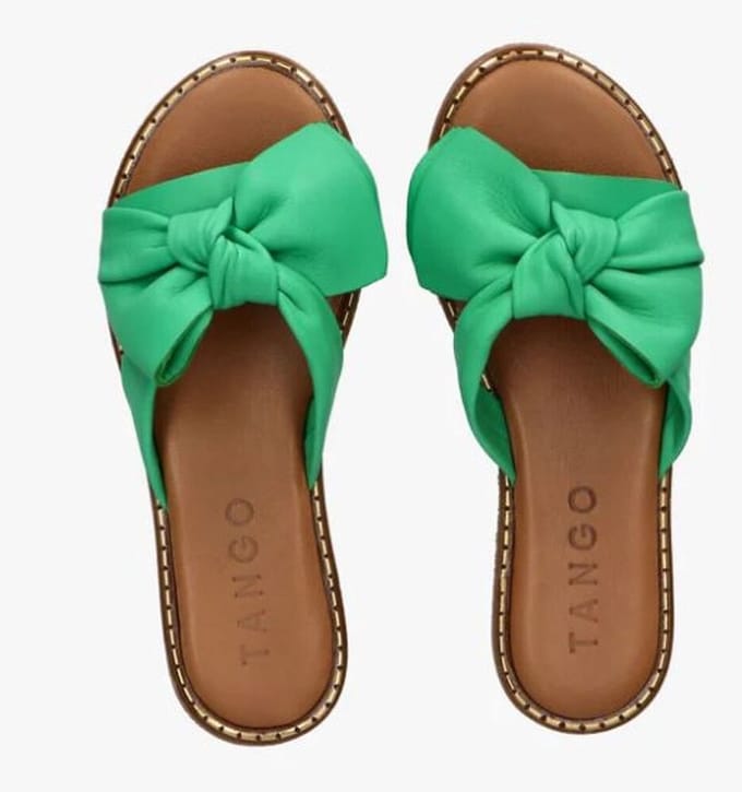 Tango Dames Slipper | Groen | Maat: 36