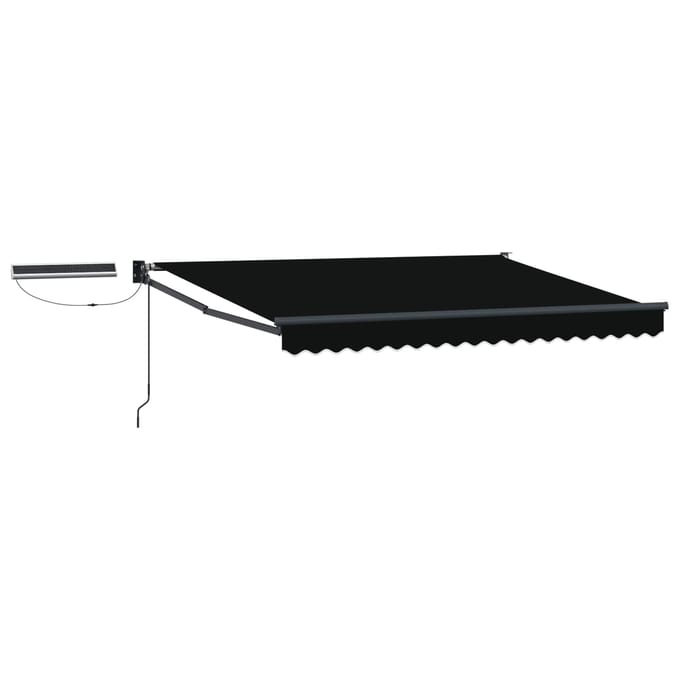 vidaXL - Elektrisch - Uitschuifbare - Zonneluifel - 3,5 - x - 2,5 - m