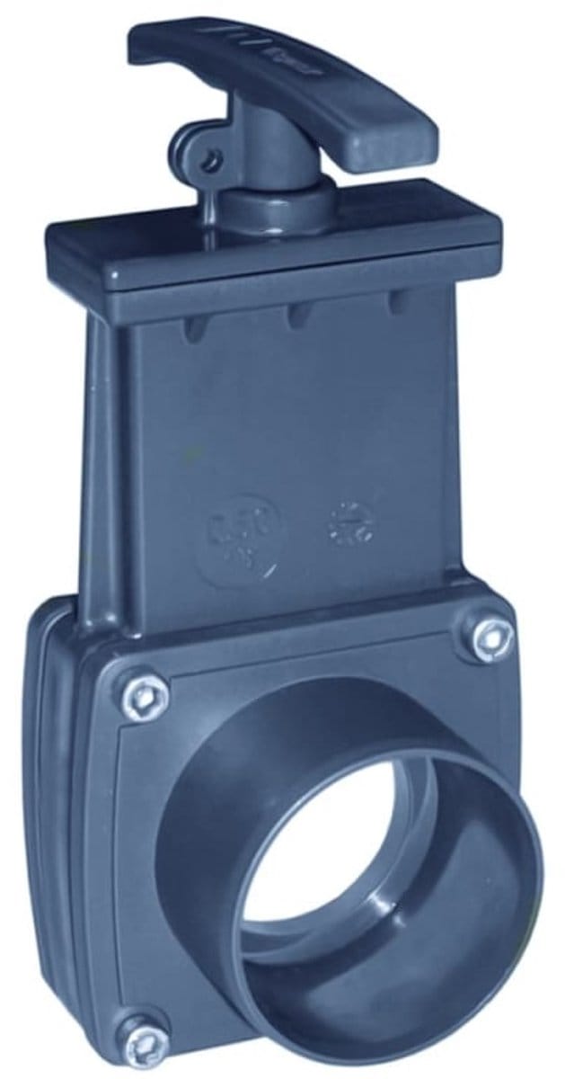 Schuifafsluiter 50mm: PVC Afsluiter voor Vijver