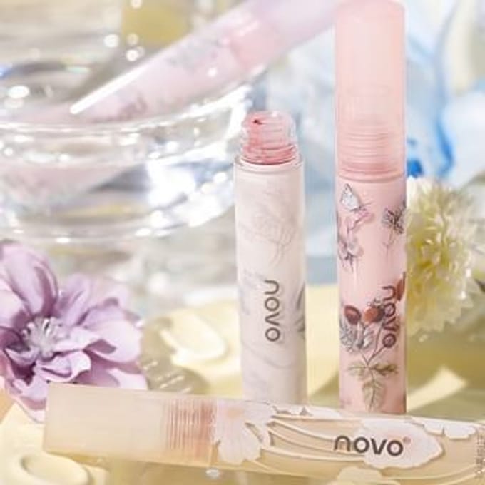 NOVO - Flowers Series Mirror Lip Glaze - 4 Colours 08# - 2.5g