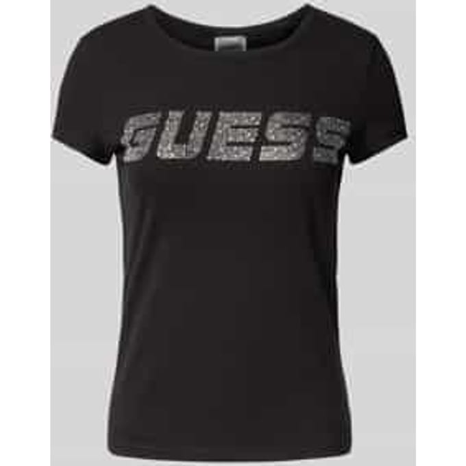 T-shirt met labeldetail, model 'KIARA'