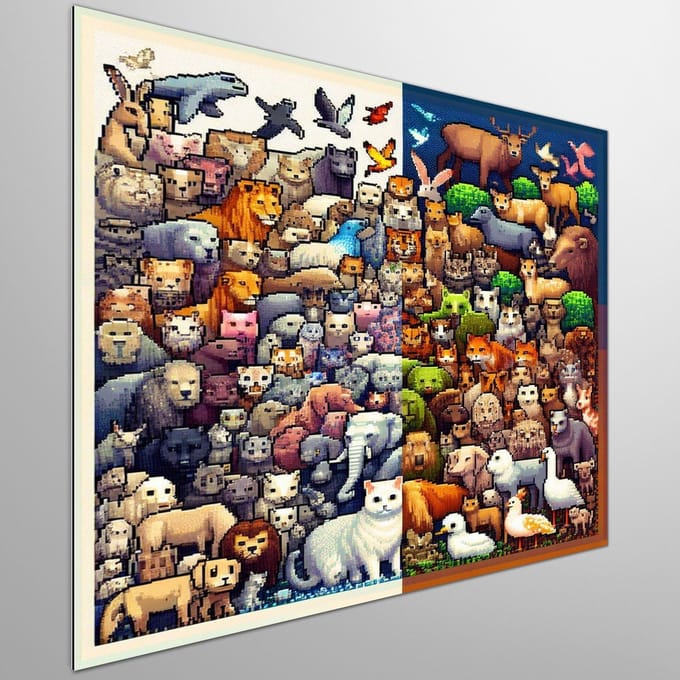 Kunstprint | Wanddecoratie | Dibond | 100 × 100 cm