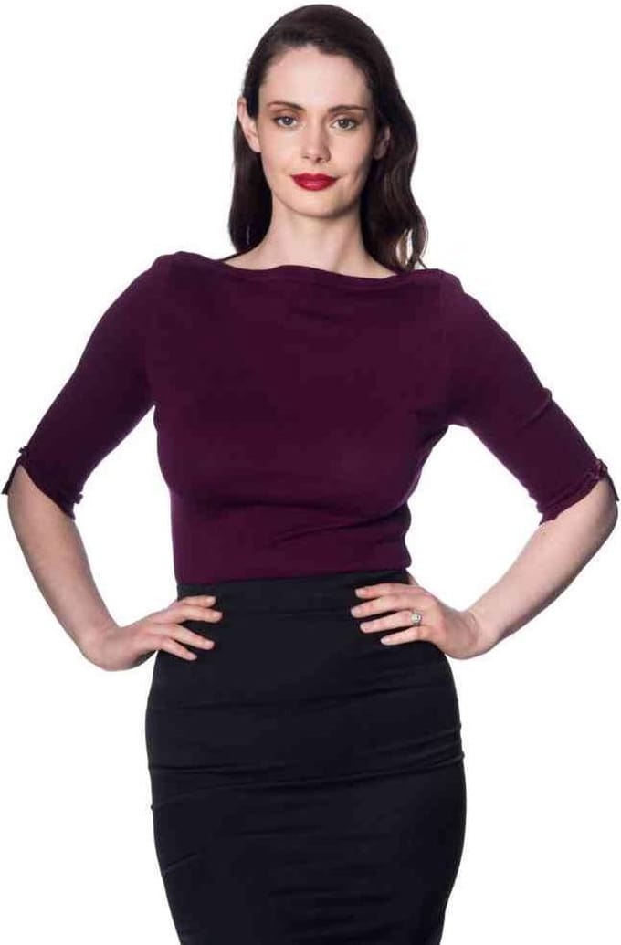 Dancing Days - ADDICTED Longsleeve top - S - Paars