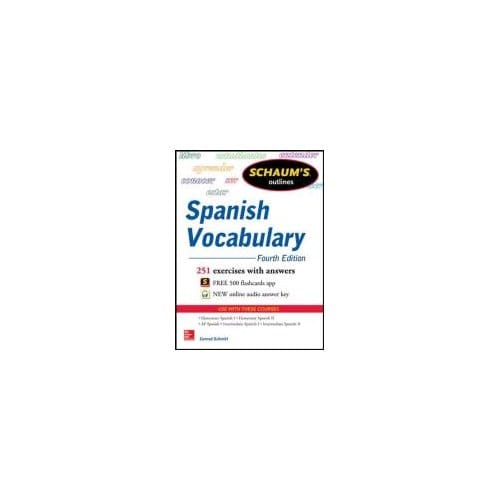 Schaum's Outline Of Spanish Vocabulary - Conrad J. Schmitt