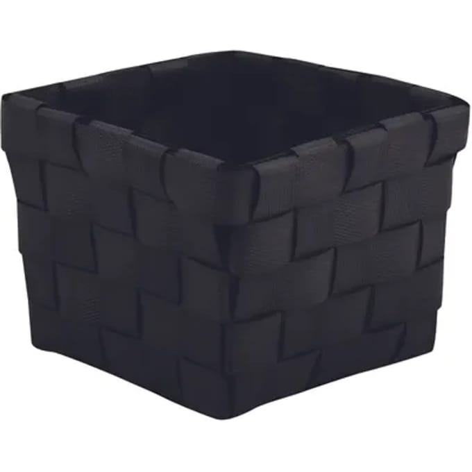 Msv Opbergmandje Zwart 10x10cm