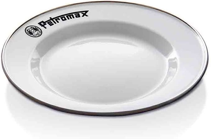 Petromax Emaille Bord Wit 18cm Per 2 Stuks