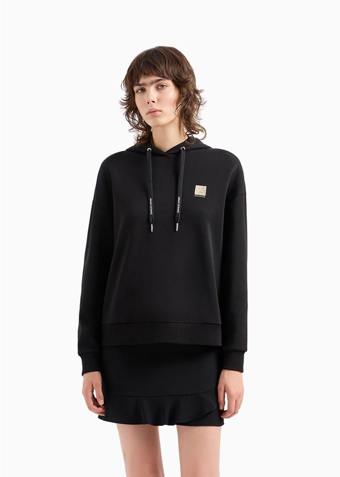 Armani Exchange 6dym61-yjfyz Sweatshirt Zwart L Vrouw