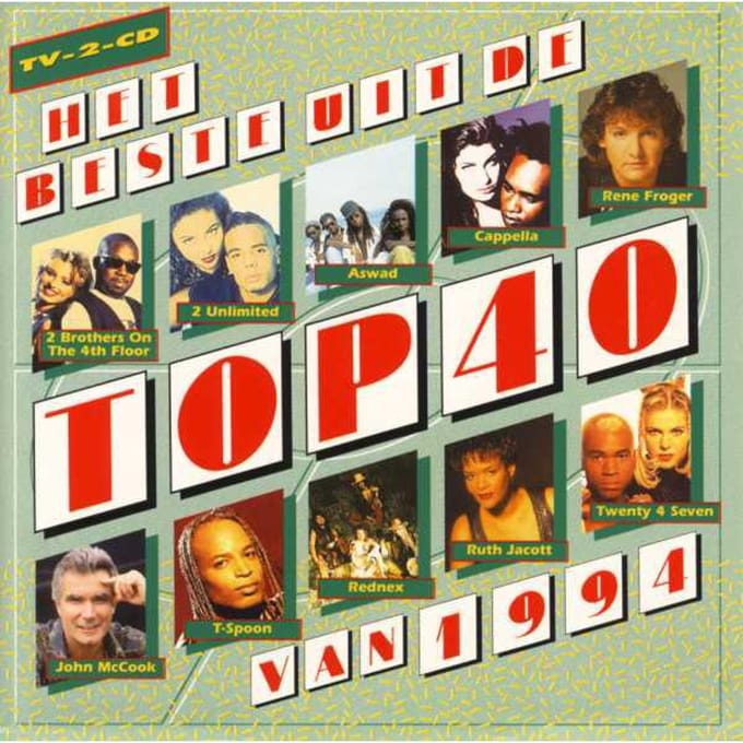 CD VARIOUS - Het Beste Uit De Top 40 Van 1994 RPC94902 RPC Entertainme 1994 Nederland Dans & Electronica Gebruikt red