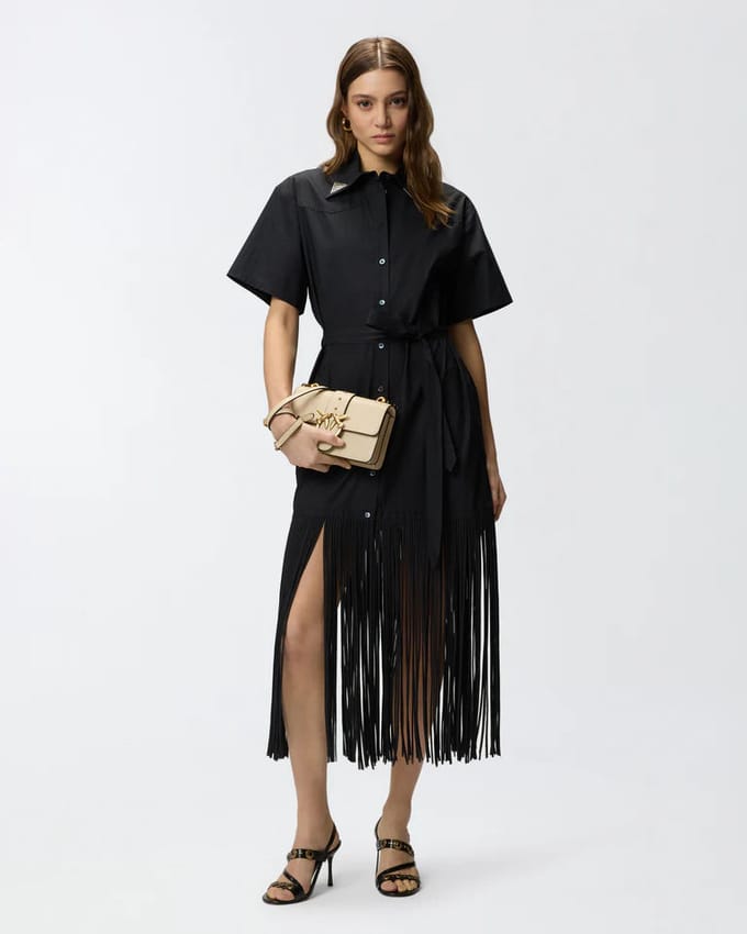 Pinko avigliano popeline jurk ss26