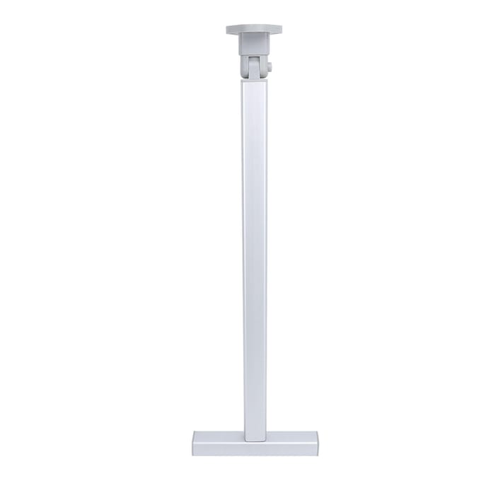 720mm RV Tafelpoot met T-voet Opvouwbare Stabiele Ondersteuning Aluminiumlegering Afneembare Tafelvoetpoot voor white