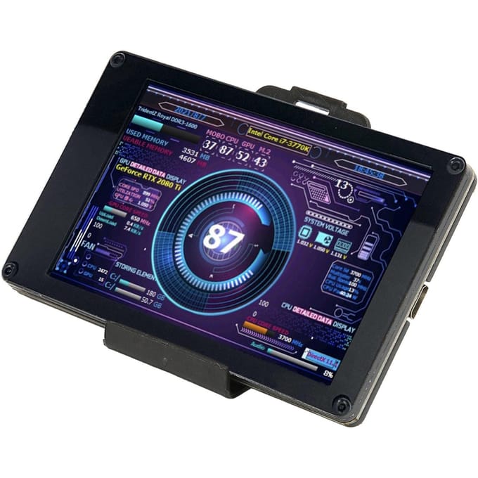 Mini écran USB de 3,5 pouces pour moniteur de température d'ordinateur AIDA64, panneau d'affichage de capteur de RAM CPU pour