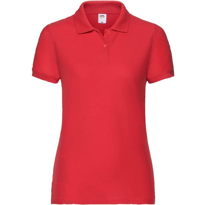 Fruit of the Loom Dames/dames Poloshirt (Rood)