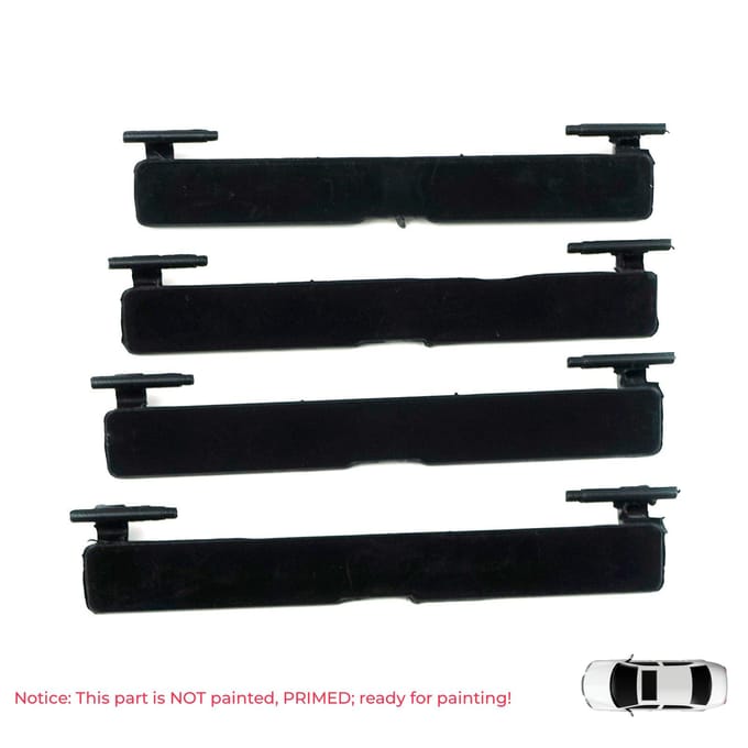 BSR576-1 4 Stuks Dakdrager Bevestigingspoort Bagagebak Rail Deksel 95 mm*12 mm voor Mercedes C-Klasse W205 S205 C205 2013-2023 2057504100