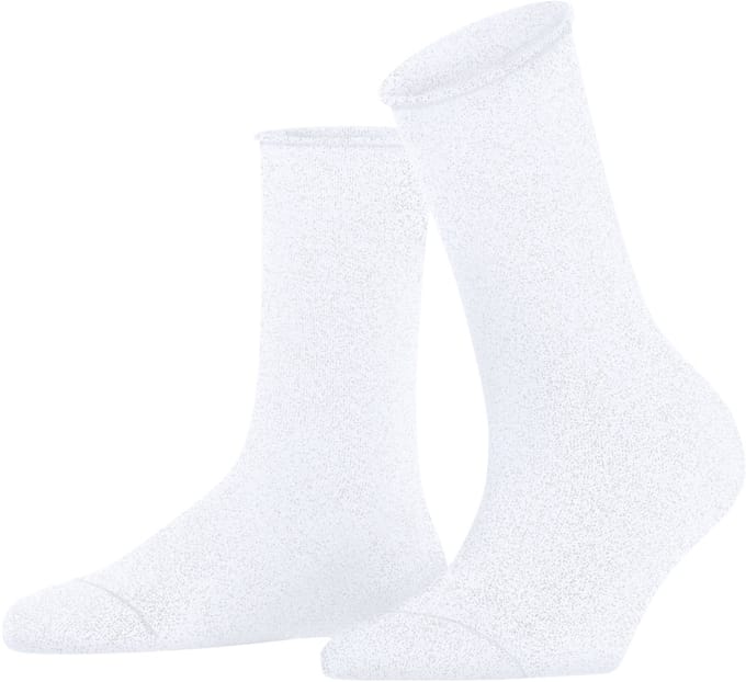 FALKE Shiny eenkleurig lyocell sokken dames wit - maat 35-38