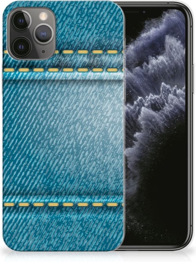 Apple iPhone 11 Pro Silicone Back Cover Jeans