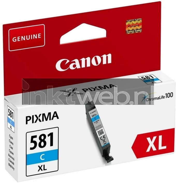 Canon CLI-581XL cyaan (Origineel Hoge Capaciteit)