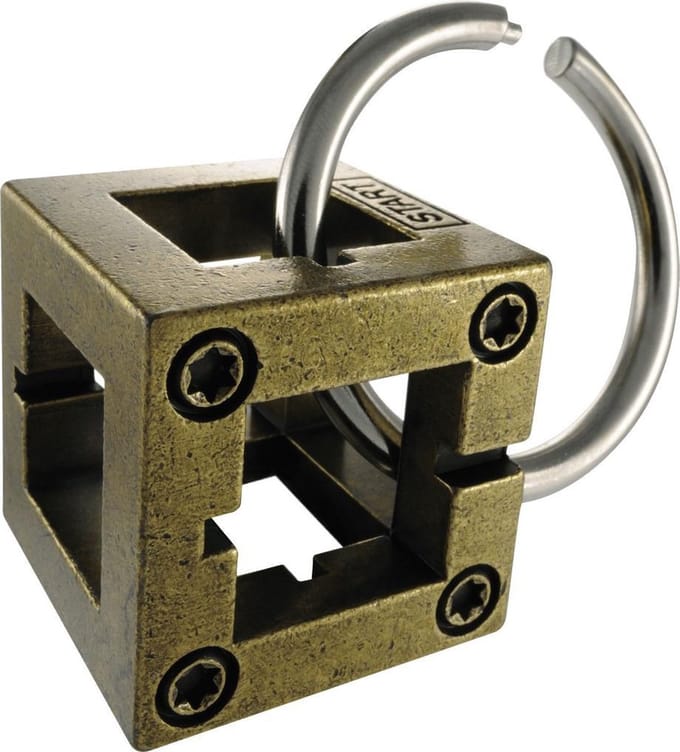 IQ-puzzel - Box - Metaal - Niveau 2