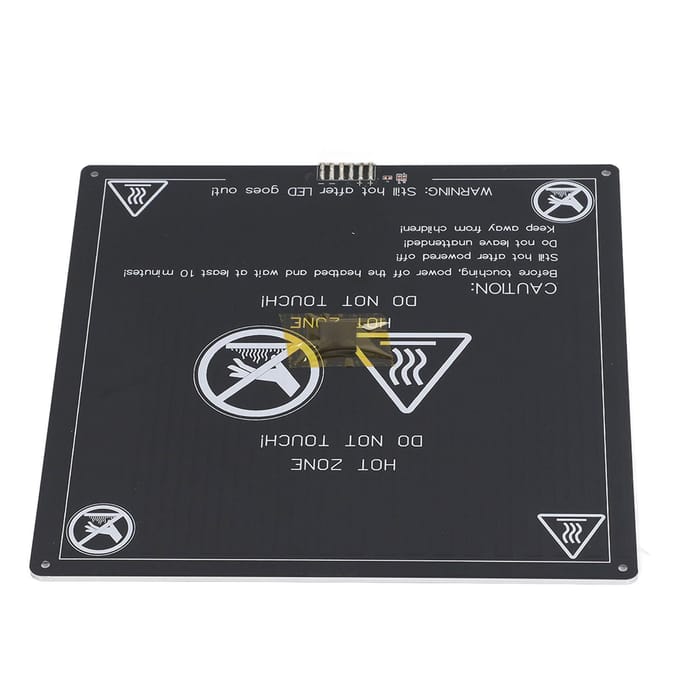 12V 1.2 Ohm Aluminium Plaat voor 3D Printer met Hotbed Kabel Verwarmd Bed Printplatform voor A8 A6 A2 white