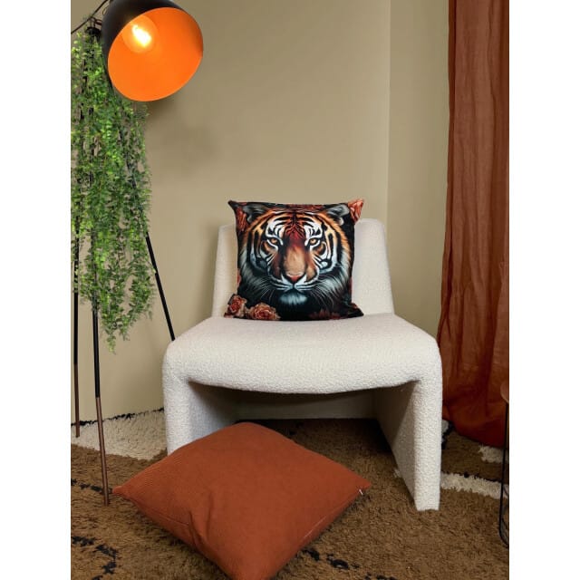 Gek op kussens! Sierkussen coco roest | 45 x 45 cm | corduroy/polyester