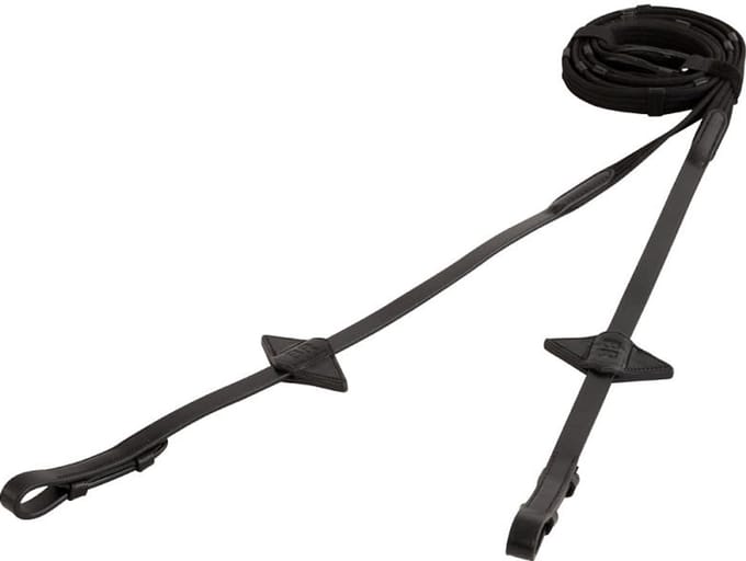 Webteugels 19mm stops Oak/Zilver - Full | Teugels paard