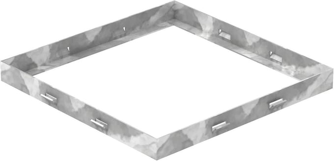 Roosterframe Gegalvaniseerd 300x300mm voor Roosterhoogte 25mm