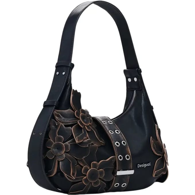 Desigual schoudertas Curio Margo Shoulder Bag Chocolate donkerbruin