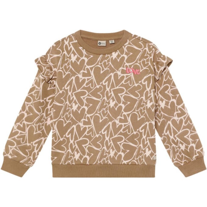 Daily7 - Sweater Allover Print - 2043 Affogat - Maat 116