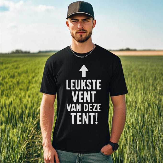 AGRIFANS® Leukste Vent - Heren T-shirt - S