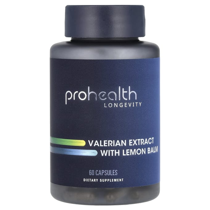 ProHealth Longevity, met Valeriaanextract en Citroenmelisse, 60 Capsules