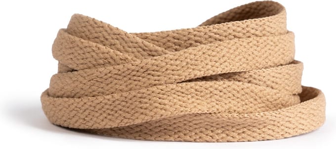 GBG Sneaker Veters 140CM - Licht Bruin - Light Brown - Schoenveters - Laces