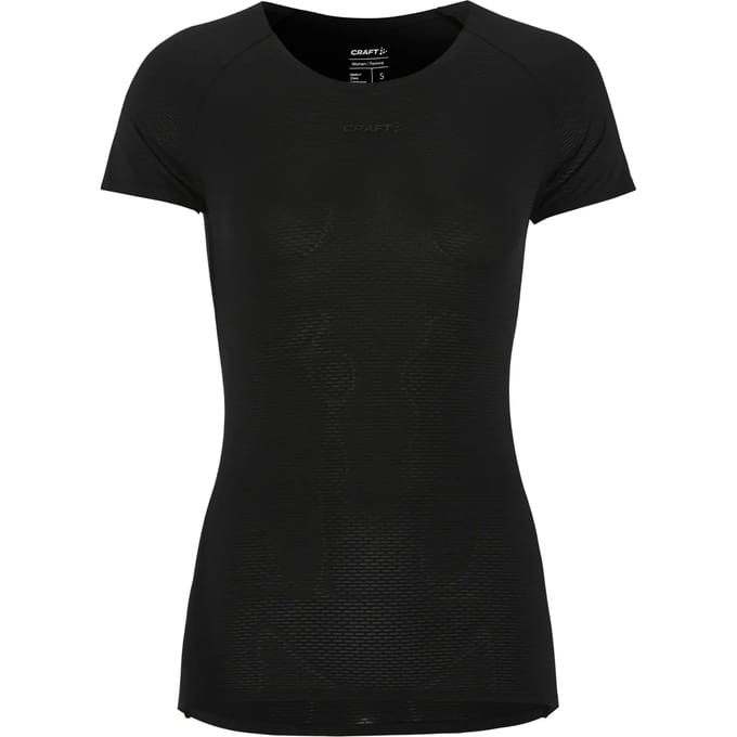 CRAFT ACTIVE NANOWEIGHT SS W Dames Thermoshirt - Zwart