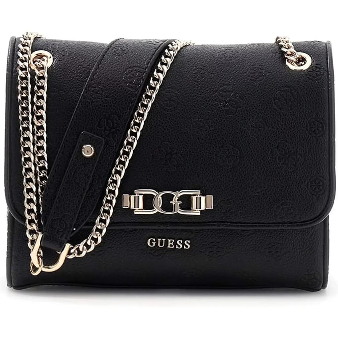 GUESS schoudertas Anise Convertible Xbody Flap Sage Logo kaki
