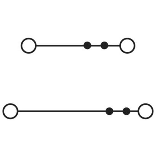 Phoenix Contact 3209609 Klem 2-etages 5.2 mm Spanveer Grijs 50 stuk(s)