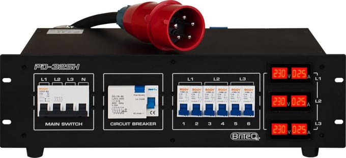 Briteq PD-32SH stroomverdeler - Stroomverdeler