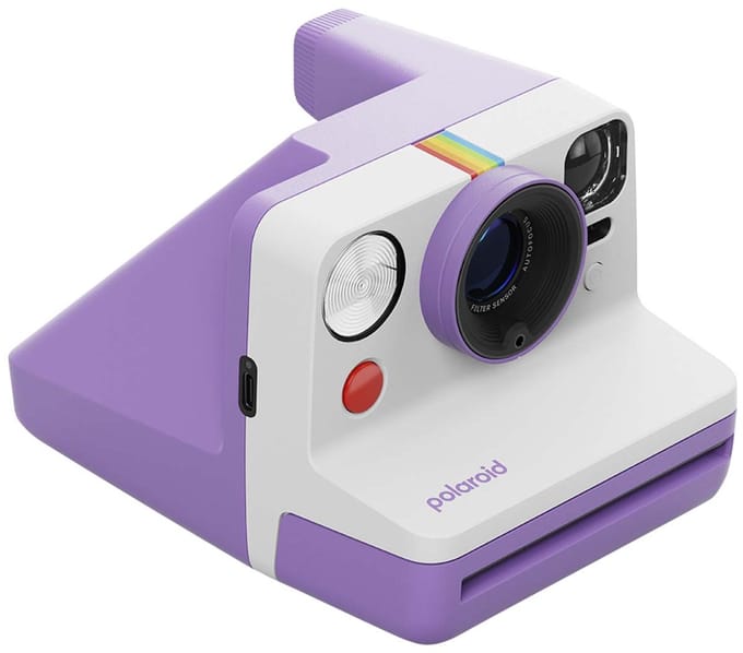 Polaroid, Instant Camera Now Gen 3 voor Directe Afdrukken met Aangepaste Flits, Paars