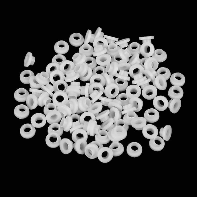 100 stuks Transistor Onderlegring Geïsoleerde Plastic Afstandshouder Bus Onderlegringen (TW 6)